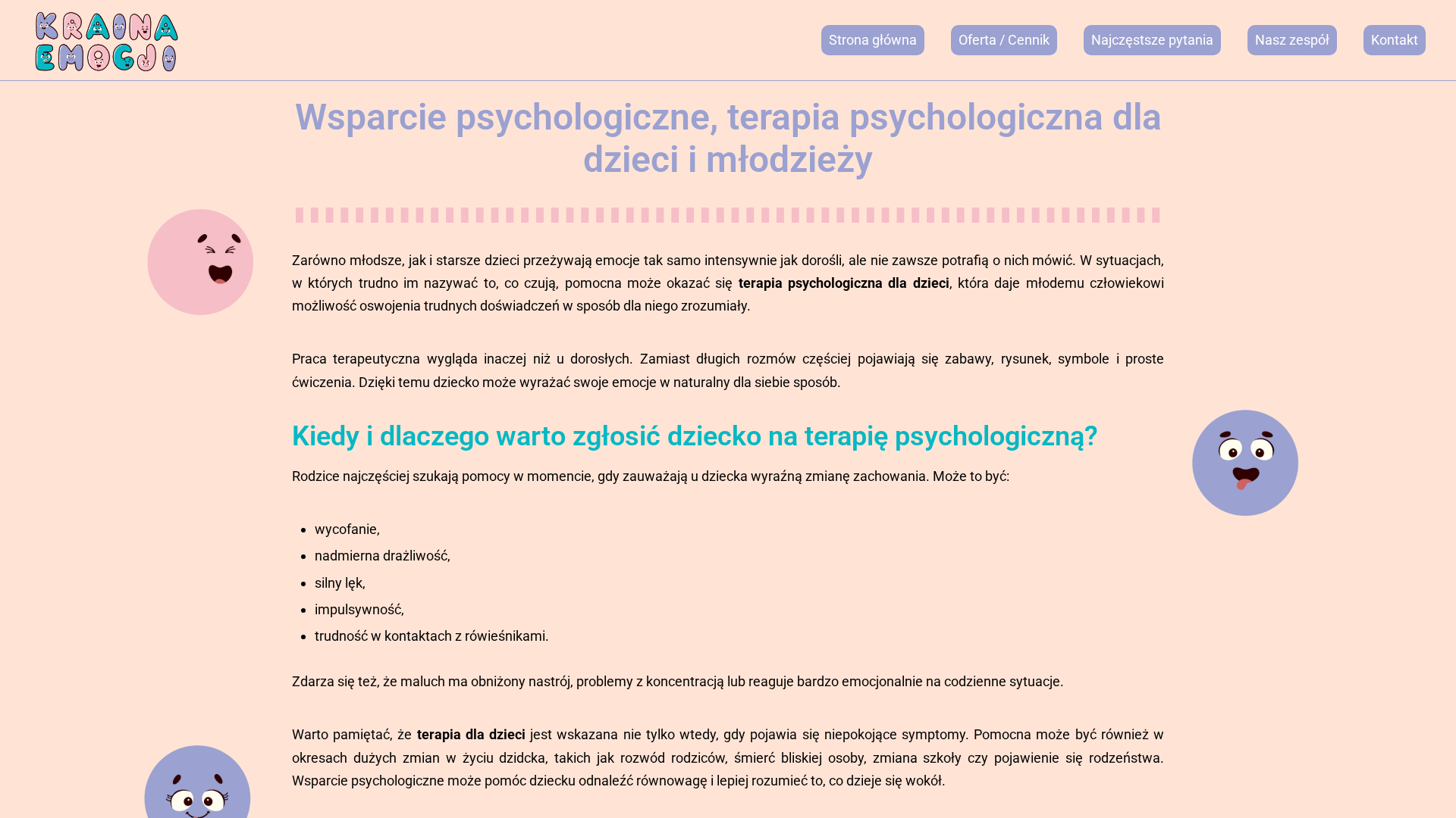 Jak przygotować dziecko do pierwszej wizyty, jeśli planowana jest terapia psychologiczna dla dzieci?