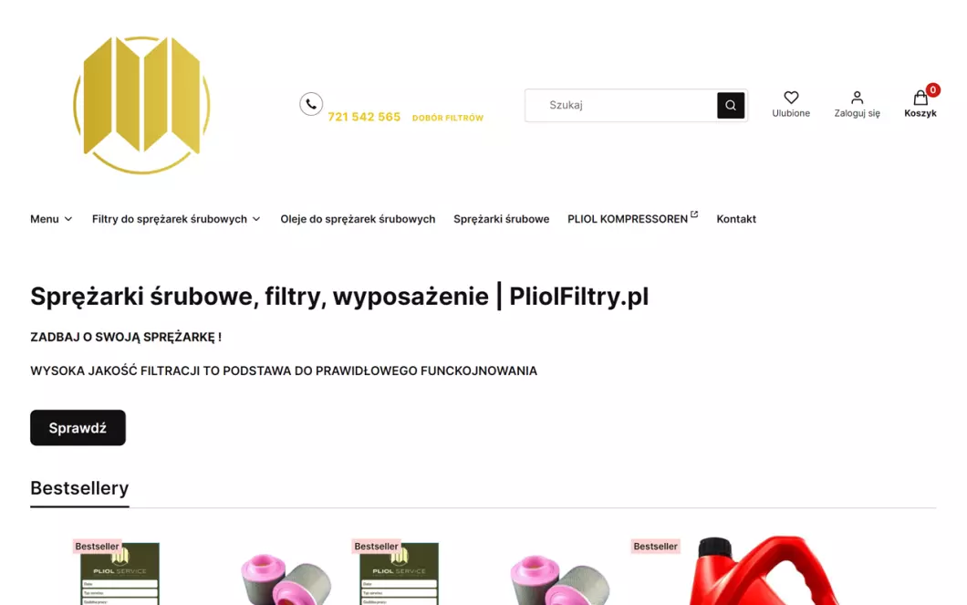 PliolFiltry.pl Sprężarki śrubowe