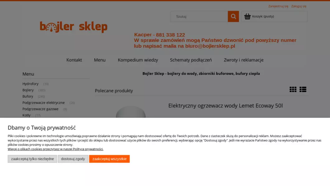 Bojler Sklep