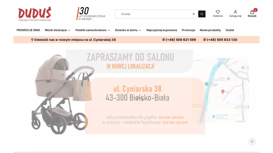 Wózki, foteliki samochodowe dla dzieci | Dziecięce centrum handlowe DUDUŚ